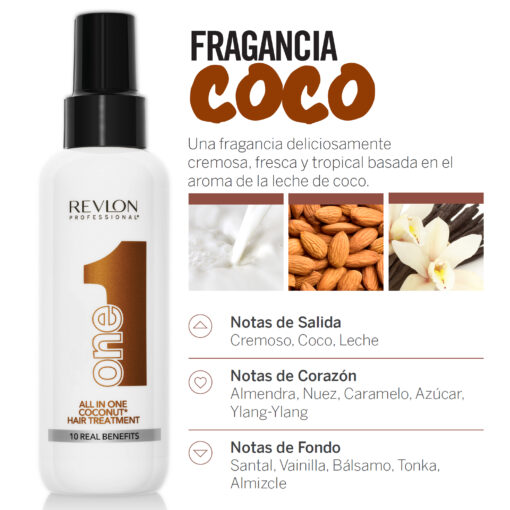 Tratamiento Capilar Revlon One Coco 150ml - Imagen 4